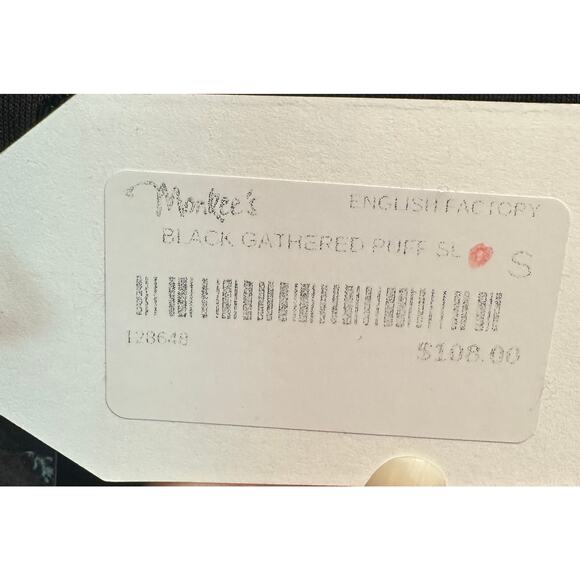 English Factory NWT Black Event Dress Sm Whimsygoth Fairy Party Dance Occassion - Picture 11 of 11